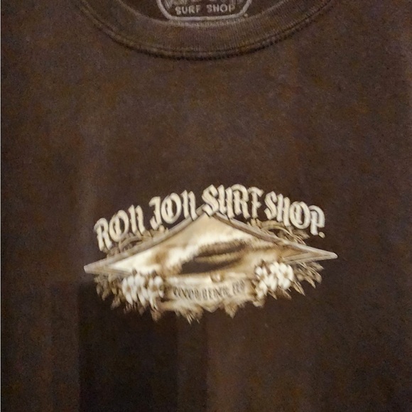 Ron Jon brown t shirt size mens large - Picture 3 of 4